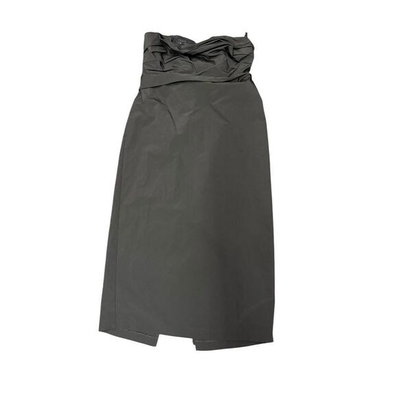 ELOQUII Strapless Black Midi Dress with Oversized Back Bow Size 14 Fit & Flare - Picture 4 of 10